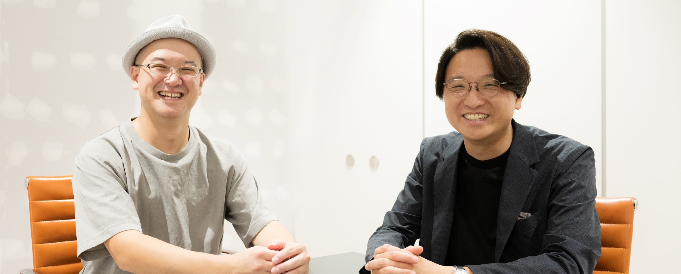 代表とセールスマネージャーの写真